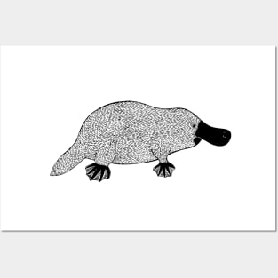 Platypus Ink Art - on light colors Posters and Art